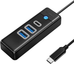 HUB USB Orico Orico Hub USB-C to 2x USB 3.0 + USB-C, 5 Gbps, 0.15m (Black) 1