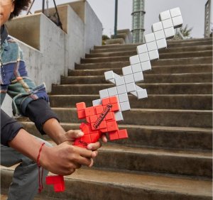 1PUNKT NERF Minecraft MIECZ Hearstealer + 4 strzałki ZA5123 6