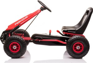 1DEA.me Gokart Na Pedały dla dziecka pompowane koła AIR PerHour Czerwony 11