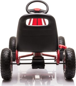 1DEA.me Gokart Na Pedały dla dziecka pompowane koła AIR PerHour Czerwony 13