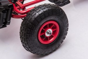 1DEA.me Gokart Na Pedały dla dziecka pompowane koła AIR PerHour Czerwony 16