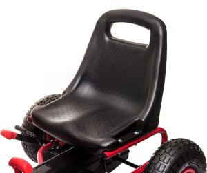 1DEA.me Gokart Na Pedały dla dziecka pompowane koła AIR PerHour Czerwony 5