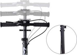 Hulajnoga 1PUNKT Duża Składana Hulajnoga miejska z amortyzatorem, hamulcami SP0785 7