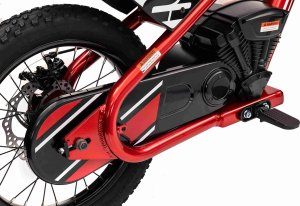 1PUNKT Motor na akumulator BAIGOR 23 PRO Czerwony 24V250W pompowane koła AIR 26