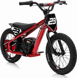 1PUNKT Motor na akumulator BAIGOR 23 PRO Czerwony 24V250W pompowane koła AIR 7