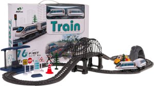 Ramiz Kolejka Stacja + Akcesoria 76el. 2