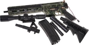 1PUNKT Karabin M4 Na Kulki Żelowe + Akcesoria 7