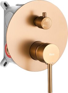 Zestaw prysznicowy Rea Zestaw natryskowy podtynkowy Rea Lungo Miedź Szczotkowana + BOX 2
