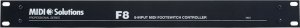 MIDI SOLUTIONS MIDI Solutions- F8 Footswitch / MIDI Converter 4