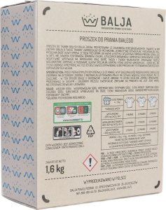 BALJA Ekologiczny proszek do prania białych tkanin 1600g Balja 2