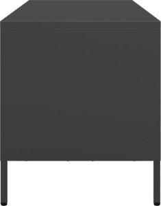 vidaXL vidaXL Szafka RTV, czarna, 68x39x43,5 cm, stal walcowana na zimno 6