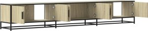 vidaXL Szafka pod TV, dąb sonoma, 240x35x41cm 7