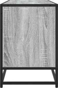 vidaXL vidaXL Szafka pod telewizor, szary dąb sonoma, 100x35x50 cm 5