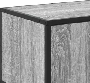 vidaXL vidaXL Szafka pod telewizor, szary dąb sonoma, 100x35x50 cm 8
