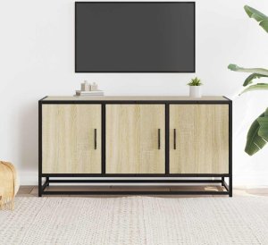 vidaXL Szafka pod telewizor, dąb sonoma, 100x35x50 cm 3