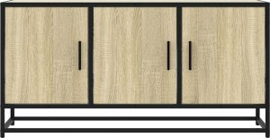 vidaXL Szafka pod telewizor, dąb sonoma, 100x35x50 cm 4