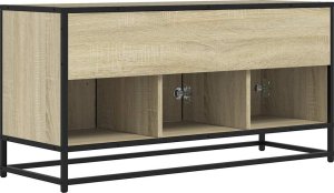 vidaXL Szafka pod telewizor, dąb sonoma, 100x35x50 cm 6