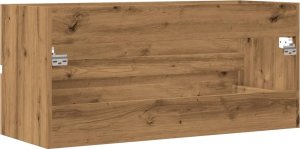 vidaXL vidaXL Szafka pod umywalkę, dąb artisan, 100x38,5x45 cm 6