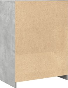 vidaXL vidaXL Szafka łazienkowa, szarość betonu, 60x33x80 cm, płyta wiórowa 6