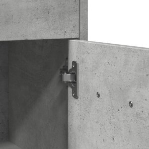 vidaXL vidaXL Szafka łazienkowa, szarość betonu, 60x33x80 cm, płyta wiórowa 8