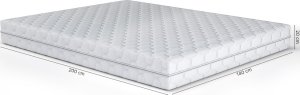 Jana Materac Nova 140200 7 stref komfortu, pianka T30, średnia twardość H3 3