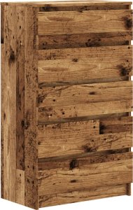 vidaXL Komoda, stare drewno, 60x36x103 cm 2