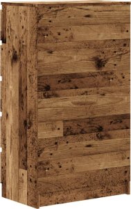 vidaXL Komoda, stare drewno, 60x36x103 cm 6