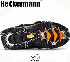 Heckermann Raki na buty Heckermann 9 kolców Czarne 3