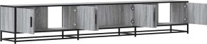 vidaXL vidaXL Szafka pod telewizor, szary dąb sonoma, 240x35x41 cm 7