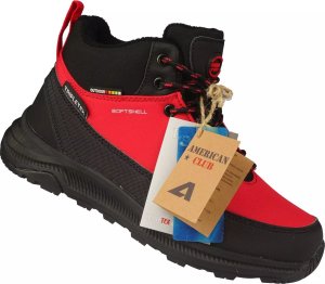 Buty trekkingowe męskie American Club Młodzieżowe buty zimowe trekkingowe American Club DWT232/24RE czerwone 39 1