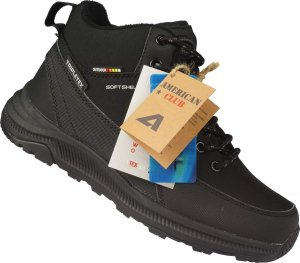 Buty trekkingowe męskie American Club Młodzieżowe buty zimowe trekkingowe American Club DWT232/24BL czarne 41 1