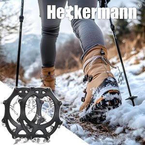 Heckermann Raki na buty Heckermann 8 kolców Czarne 7