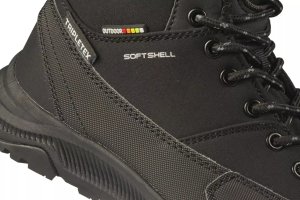 Buty trekkingowe męskie American Club Młodzieżowe buty zimowe trekkingowe American Club DWT232/24BL czarne 39 4