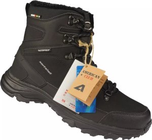 Buty trekkingowe męskie American Club Zimowe buty męskie śniegowce męskie American Club MHL148/24BL czarne 41 1