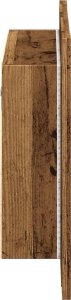 vidaXL vidaXL Szafka łazienkowa z lustrem, stare drewno, 60x12x45 cm 8