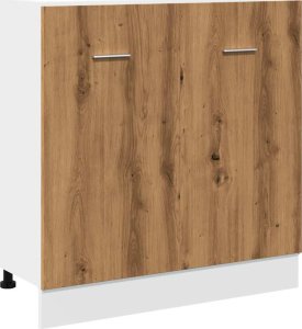 vidaXL vidaXL Szafka pod zlew, kolor dąb artisan, 80x46x81,5 cm 2