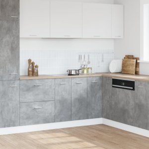 vidaXL vidaXL Szafka pod zlew, szarość betonu, 80x46x81,5 cm 3