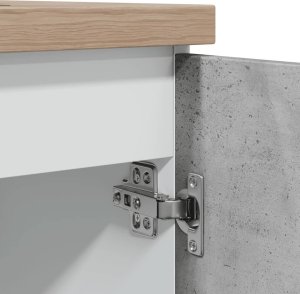 vidaXL vidaXL Szafka pod zlew, szarość betonu, 80x46x81,5 cm 9