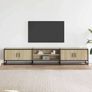 vidaXL vidaXL Szafka pod TV, dąb sonoma, 210x35x41cm, materiał drewnopochodny 3