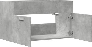 vidaXL vidaXL Szafka pod umywalkę, szarość betonu, 90x38,5x46 cm 7