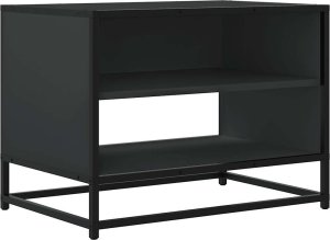 vidaXL Szafka pod TV, czarna, 61x40x46 cm 2