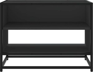 vidaXL Szafka pod TV, czarna, 61x40x46 cm 4