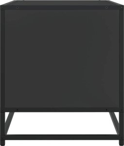 vidaXL Szafka pod TV, czarna, 61x40x46 cm 5