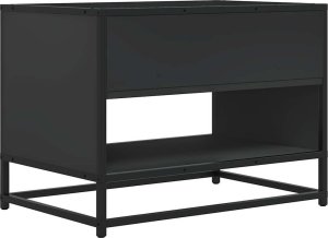 vidaXL Szafka pod TV, czarna, 61x40x46 cm 6