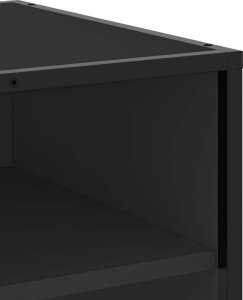 vidaXL Szafka pod TV, czarna, 61x40x46 cm 7