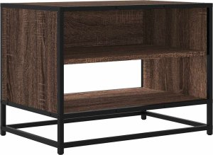 vidaXL vidaXL Szafka pod telewizor, brązowy dąb, 61x40x46 cm 2