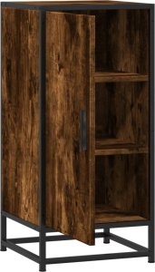 vidaXL Szafka, przydymiony dąb, 35,5x35x76 cm 7