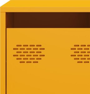 vidaXL vidaXL Szafka RTV, żółta, 135x39x43,5 cm, stal walcowana na zimno 10