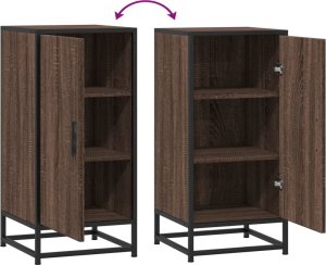 vidaXL Szafka, brązowy dąb, 35,5x35x76 cm 8