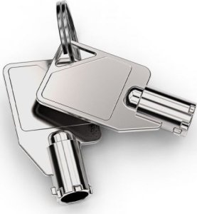 Linka zabezpieczająca Maclocks Compulocks Dual Head Coiled Cable Keyed Lock - Black 6